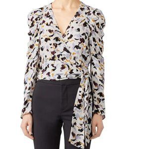 NEW: A.L.C. Blouse Tessa - Silk Blouse - Size 2 (US) - Size 32 (EUR)